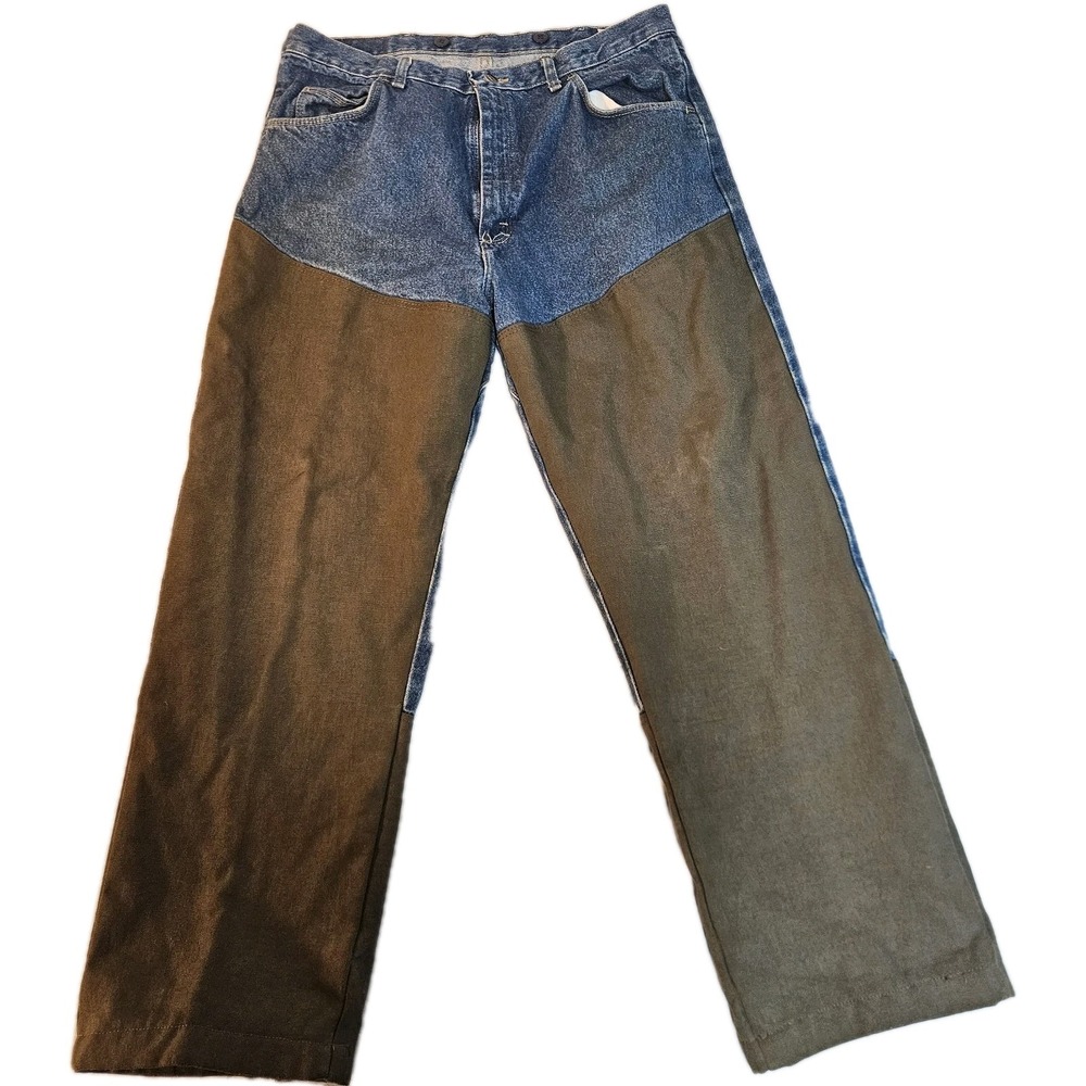 Wrangler Pro Gear 38x30‎ Blue Jeans Reinforced Welding Work Pants Straight